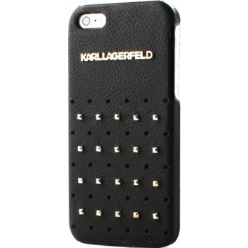 Pouzdro Karl Lagerfeld Trendy iPhone 5/5S SE s cvočky černé