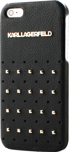 Pouzdro Karl Lagerfeld Trendy iPhone 5/5S SE s cvočky černé