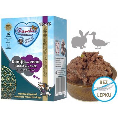 Renske Tetra pak menu čerstvý králík a kachna 375 g – Hledejceny.cz