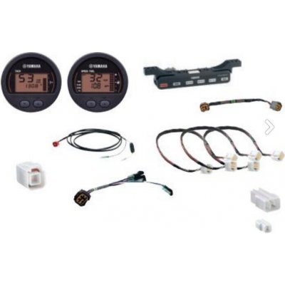 YAMAHA MULTIFUNCTION 2 GAUGE KIT ROUND TACHO + SPEEDO/FMM KIT – Hledejceny.cz