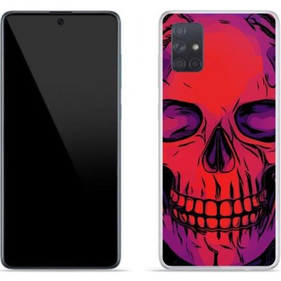 Pouzdro mmCase Gelové Samsung Galaxy A71 - lebka – Zboží Mobilmania