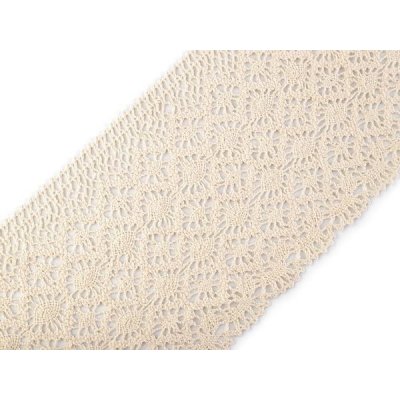 Bavlněná krajka paličkovaná šíře 14 cm METRÁŽ - 1 bílá – Zboží Mobilmania