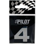 Pilot Chromované samolepící 3D číslo (4) - Lampa Italy 07891