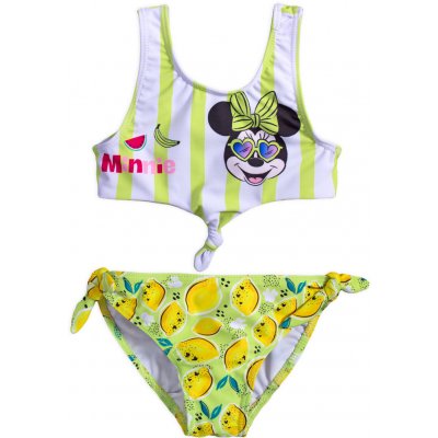 Dívčí plavky Disney Minnie Fruit zelené – Sleviste.cz
