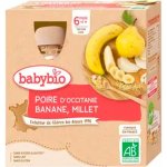 Babybio hruška banán proso 4 x 90 g – Zboží Mobilmania