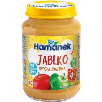 Hamánek ovocná svačinka Jablko 180 g – Zboží Dáma