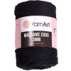 Příze YarnArt Příze Macrame Cord 750, 3 mm - černá