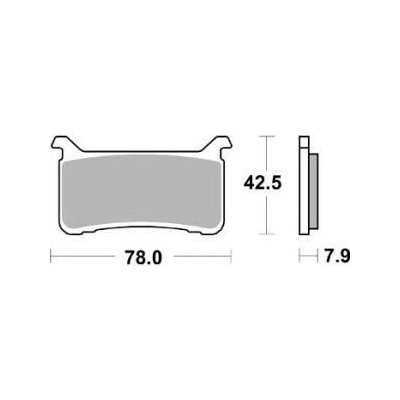 Brzdové destičky Brembo přední HONDA CMX 1100 Rebel rok 21-24 | Zboží Auto