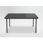 Pro-Tech shop Záhradní stůl obdélníkový 140x80x72cm tmavě šedý 80464 – Hledejceny.cz