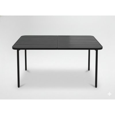 Pro-Tech shop Záhradní stůl obdélníkový 140x80x72cm tmavě šedý 80464 – Hledejceny.cz