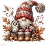 Nažehlovací obrázek - lesní skřítek (18,0 x 18,0 cm) – Sleviste.cz