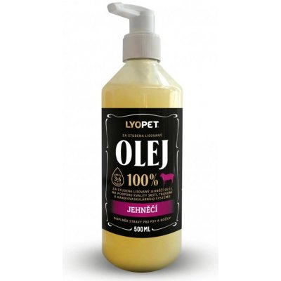 Lyopet 100% jehněčí olej 500 ml – Hledejceny.cz
