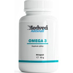 Medveď natural Omega 3 90 kapslí