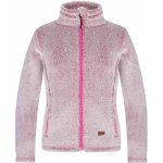 Loap CHASCA dětská fleece mikina růžová žíhaná – Zboží Dáma