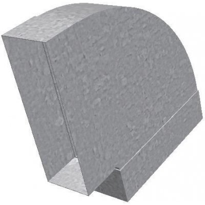 UNITRADE HK Oblouk 90° 50 x 100 horizontální krátký – Hledejceny.cz