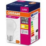 Ledvance LED E27 6,0W 2700K 470lm VALUE A40-klasik matná – Sleviste.cz