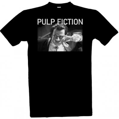 Tričko s potiskem Pulp Fiction Vincent dance pánské černá