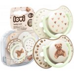 Lovi Dudlík svítící silikonový dynamický Teddy Love 2ks – Zbozi.Blesk.cz