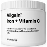 Vilgain Železo + Vitamin C 90 kapslí – Hledejceny.cz