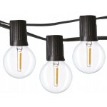 Solight LED venkovní balkonový řetěz s žárovkami, 10 žárovek, 5m+3m, 500lm, teplá bílá SLTWO794-2 – Hledejceny.cz