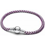 PANDORA Benátský náramek s fialovou šňůrkou 16 593816C03-16 – Zboží Dáma