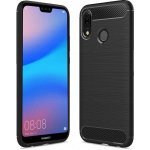 Pouzdro FORCELL CARBON Huawei P20 Lite Černé – Zbozi.Blesk.cz