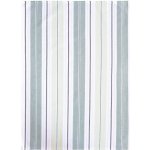 SCANquilt utěrka SCANDIA pruhy bílozelenkavá 50 x 70 cm – Sleviste.cz