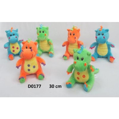 Teddies Drak/Dráček 3 barvy 0+ 30 cm – Zbozi.Blesk.cz