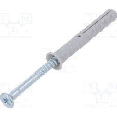 FISCHER 048788 Hmoždinka; se šroubem; 6x40; pozinkovaná ocel; N; 100ks; 6mm – Hledejceny.cz