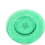 IN-spirace Sklo pod svíčku kulaté ZELENÉ 11x1.3 cm – Sleviste.cz