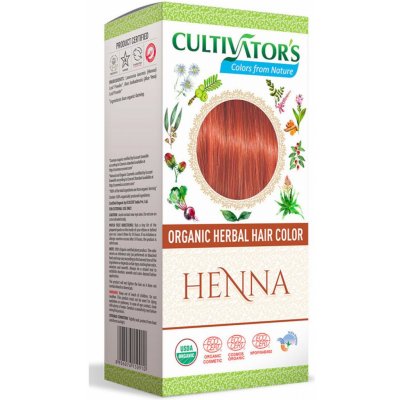 Cultivators přírodní barva na vlasy 19 Henna – Zbozi.Blesk.cz