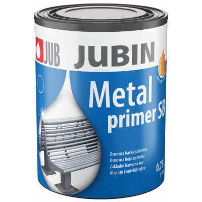 Jub Jubin Metal primer S rezavě červená, 0,75L – Zboží Mobilmania