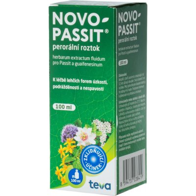 NOVO-PASSIT POR 77,5MG/ML+40MG/ML POR SOL 100ML – Hledejceny.cz
