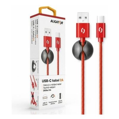 Aligator Datový kabel premium 2A, USB-C (DATKP12) – Zbozi.Blesk.cz