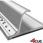 Bezpečnostní ALU řezací pravítko s nerezovou lištou 55cm – Zboží Mobilmania