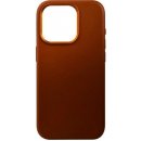 FIXED MagLeather kožené s podporou Magsafe Apple iPhone 15 hnědé FIXLM-1200-BRW
