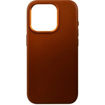 FIXED MagLeather kožené s podporou Magsafe Apple iPhone 15 hnědé FIXLM-1200-BRW