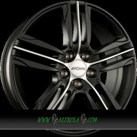 Ronal R57 7,5x17 5x100 ET38 matt black polished