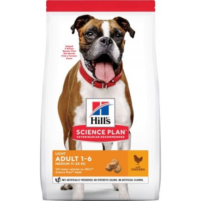 Hill’s Light Adult Medium 14 kg – Hledejceny.cz