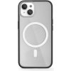 Pouzdro a kryt na mobilní telefon Apple Woodcessories Clear Case MagSafe iPhone 15 bílé