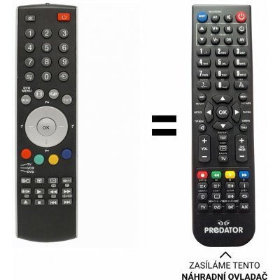 Dálkový ovladač Predátor Toshiba 29VH56G – Zboží Živě