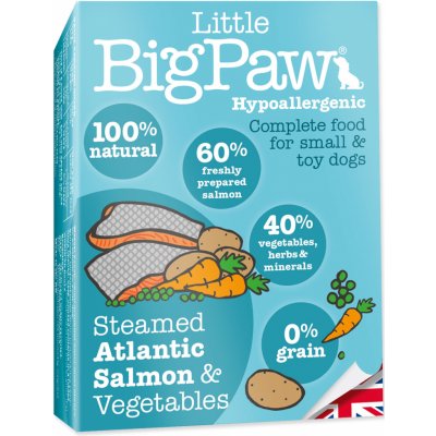 Little Big Paw Adult Dog losos a zelenina 150 g – Sleviste.cz