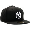 Kšíltovka New Era 59FIFTY MLB Basic New York Yankees Fitted Black / White Log i Fitted Caps