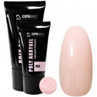 EXPA-nails Poly Acrygel Tube č. 4 Růžovotělový Poly 30 g – Zboží Mobilmania
