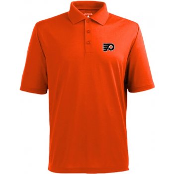 Antigua tričko Philadelphia Flyers Pique Xtra-Lite Polo Orange