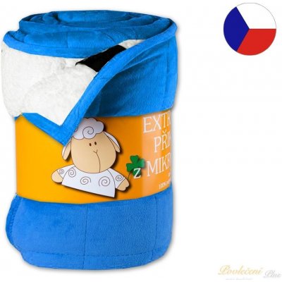 Sleep-well Deka mikrovlákno Ovce prošev modrá 150x200 – Hledejceny.cz