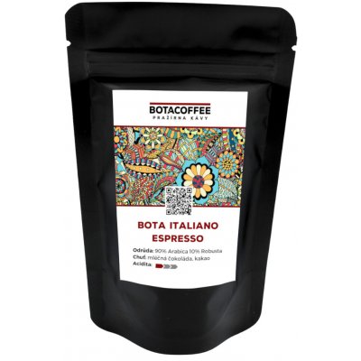 BotaCoffee Bota Italiano Espresso zrnková 70 g – Hledejceny.cz