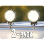 KAMAR LED pracovní světlo kulaté 24W, 1430lm, 12/24V/2-PACK! [L0076S] – Sleviste.cz