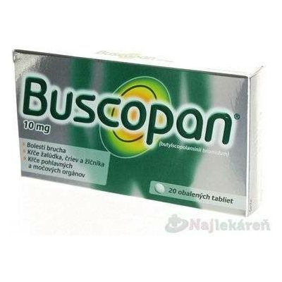 BUSCOPAN 10MG TBL OBD 20 – Zboží Mobilmania