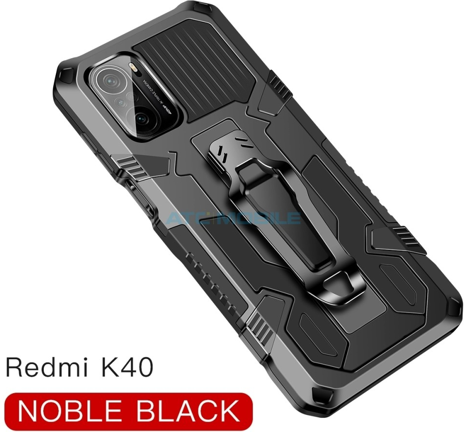 Pouzdro Shockproof Armor Warrior Xiaomi Mi 11i, Redmi K40 Pro+ černé